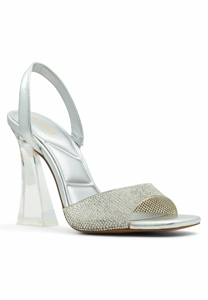 Aldo SLING BACK GIENNA - High Heel Sandalette - Silver 2 Aldo SLING BACK GIENNA - High Heel Sandalette - Silver – Bild 2