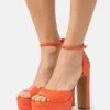 Aldo High Heel Sandalette - Bright Orange
