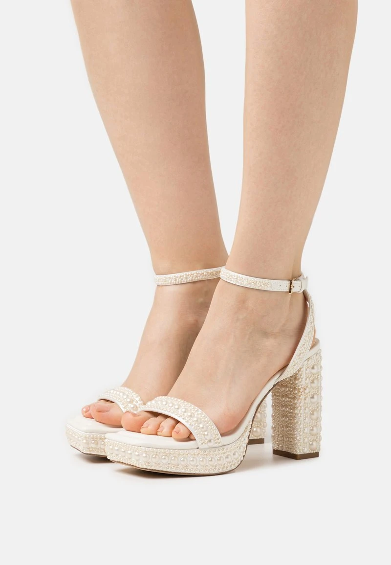Aldo High Heel Sandalette - White 1 Aldo High Heel Sandalette - White
