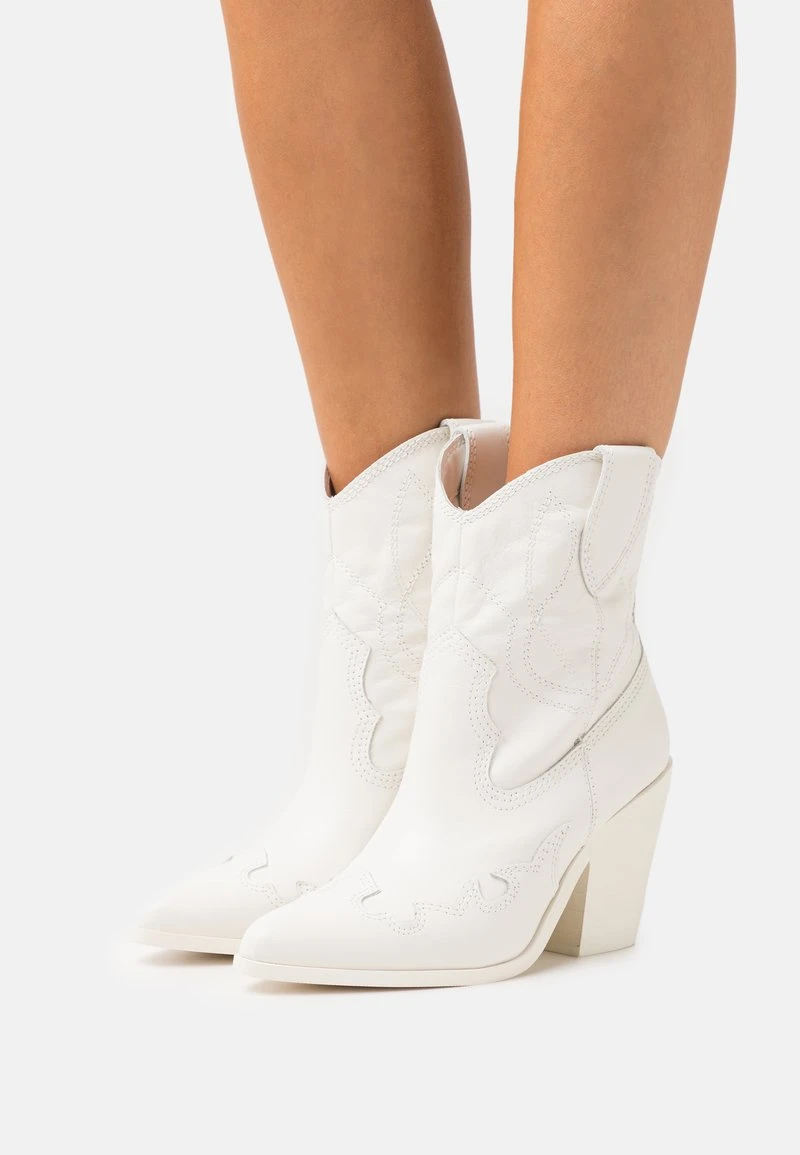 Aldo NURODEO FLEX - Cowboy-/Bikerstiefelette - White 1 Aldo NURODEO FLEX - Cowboy-/Bikerstiefelette - White