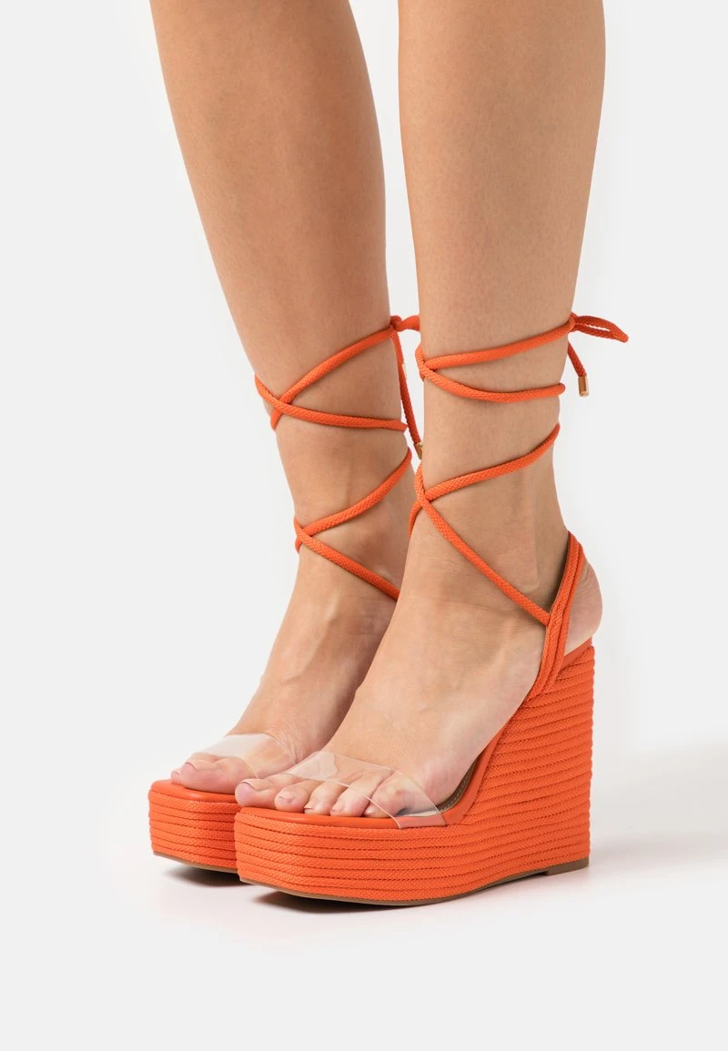 Aldo DEVONTERIEL FLOAM - High Heel Sandalette - Bright Orange 1 Aldo DEVONTERIEL FLOAM - High Heel Sandalette - Bright Orange