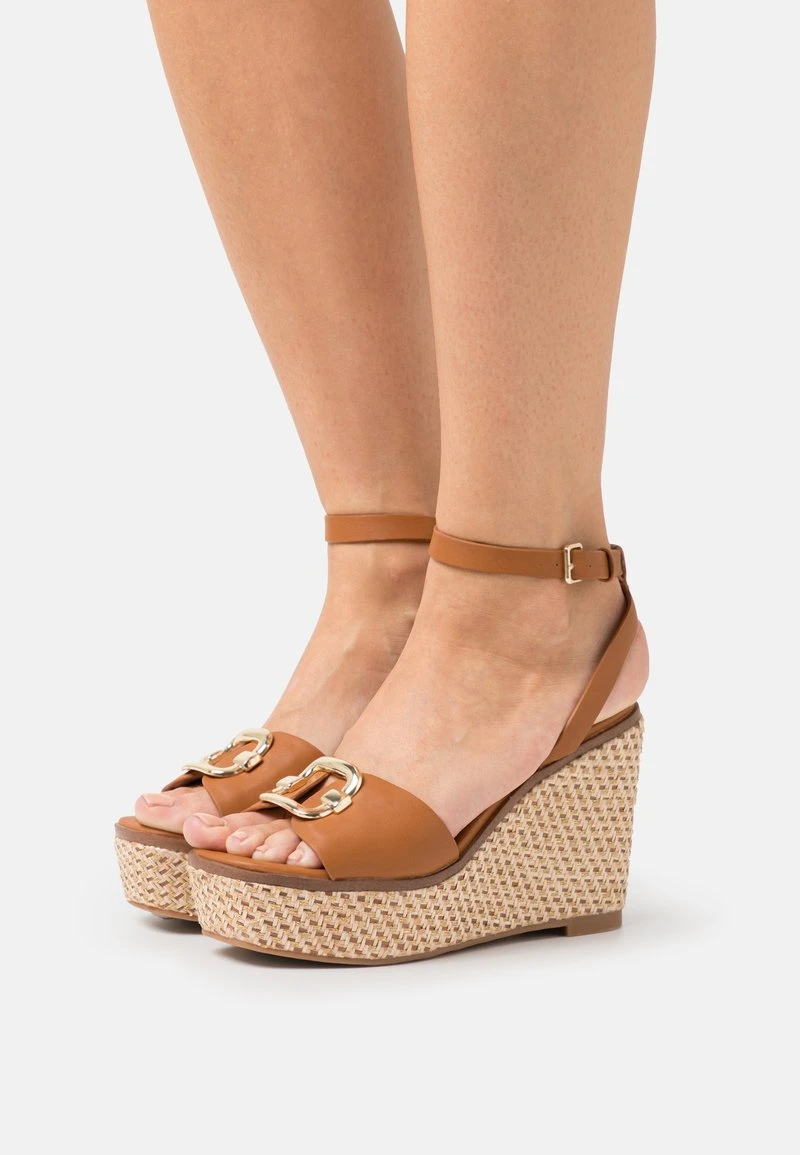 Aldo CARRABRIRIA MARSHMALLOW - High Heel Sandalette - Medium Brown 1 Aldo CARRABRIRIA MARSHMALLOW - High Heel Sandalette - Medium Brown