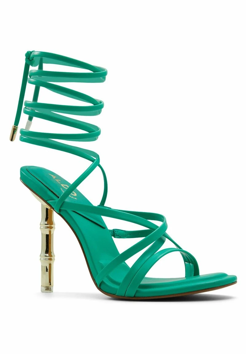 Aldo STRAPPY BAMBA - High Heel Sandalette - Dark Green 2 Aldo STRAPPY BAMBA - High Heel Sandalette - Dark Green – Bild 2