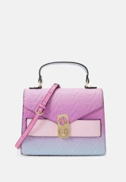 Aldo TETANOPS - Handtasche - Blue Pink Ombre Logo Ynthetic Synthetic Embossed