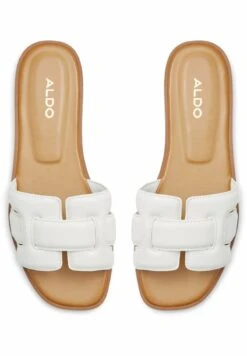 Aldo SLIDE ELENAA - Pantolette Flach - White -Aldo Verkaufsgeschäft 8f56c0851c1b4c218a08e0e0805f77f2