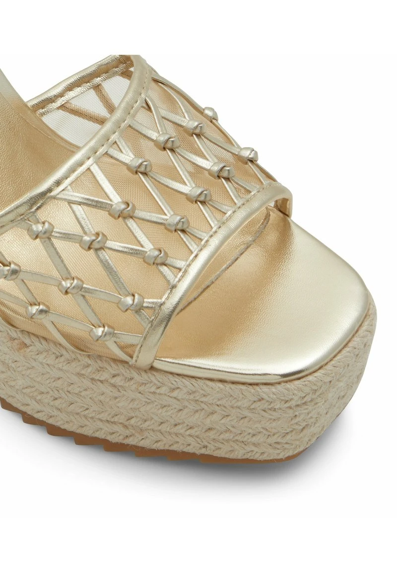 Aldo STRAPPY DELLEN - Keilsandalette - Champagne 5 Aldo STRAPPY DELLEN - Keilsandalette - Champagne – Bild 5