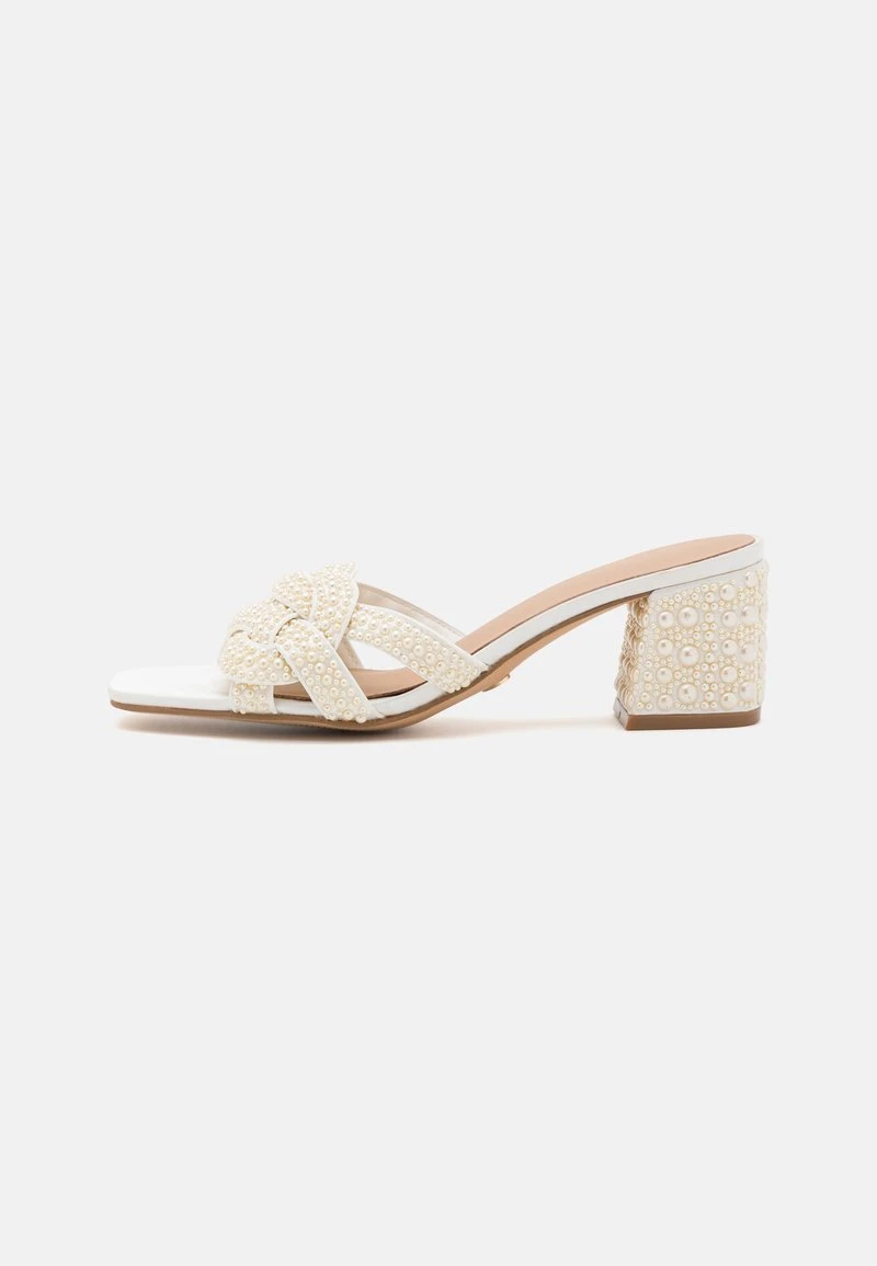 Aldo Pantolette Hoch - White 1 Aldo Pantolette Hoch - White