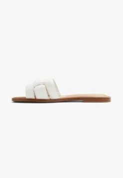 Aldo SLIDE ELENAA - Pantolette Flach - White