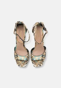 Aldo PRISILLA FLOAM - High Heel Sandalette - Black/multi-coloured -Aldo Verkaufsgeschäft a244180938cf44daa14431870d0f6e56