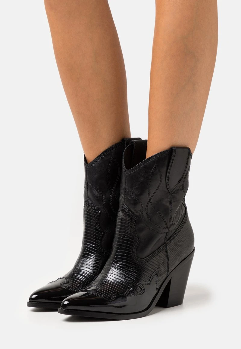 Aldo NURODEO FLEX - Cowboy-/Bikerstiefelette - Black 1 Aldo NURODEO FLEX - Cowboy-/Bikerstiefelette - Black