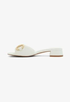 Aldo FAIZA - Pantolette Flach - White