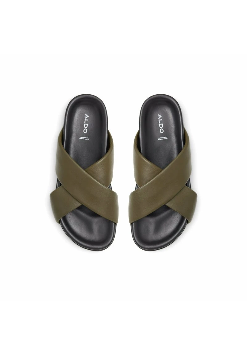 Aldo QUEILES - Pantolette Flach - Medium Green 3 Aldo QUEILES - Pantolette Flach - Medium Green – Bild 3