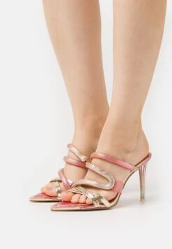 Aldo GLYCONA PILLOW WALK - Pantolette Hoch - Metallic Multi-coloured