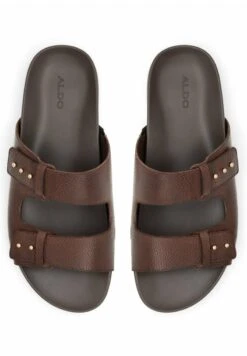 Aldo SERHAM - Pantolette Flach - Dark Brown -Aldo Verkaufsgeschäft be4616c4f76f4146ba7108625158e53b