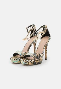 Aldo PRISILLA FLOAM - High Heel Sandalette - Black/multi-coloured -Aldo Verkaufsgeschäft ddde3c4610a64e1ca72e7a0e1b335d2d