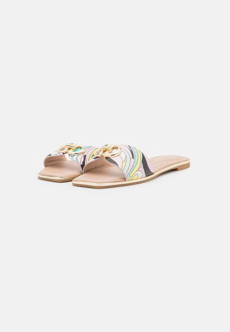Aldo Pantolette Flach - Pastel/multi-coloured 3 Aldo Pantolette Flach - Pastel/multi-coloured – Bild 3